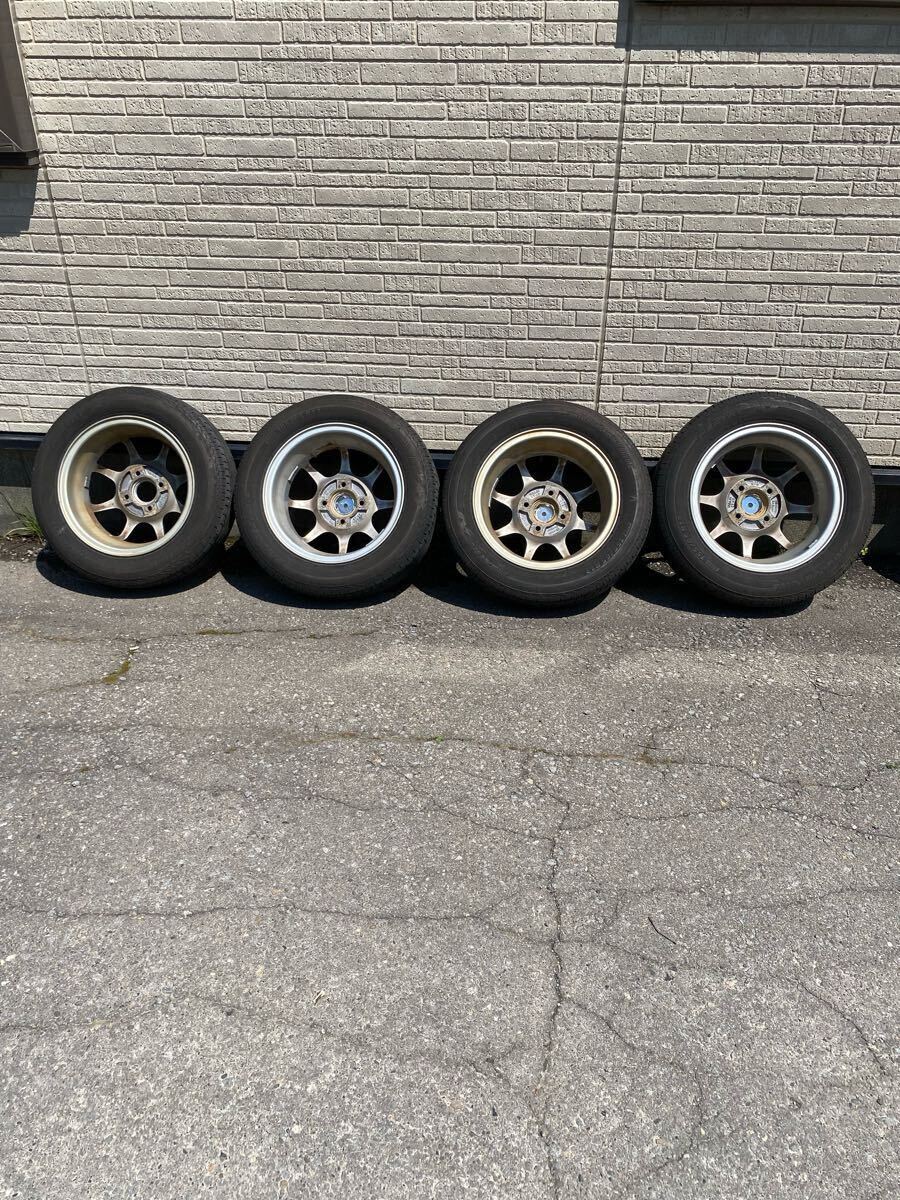 TSA TokyoSharin 東京車輪 13インチ 夏タイヤ付き4本セット中古 13x4.5J、+45 ブリジストンネクストリー 155／65R13 2019年制　溝5ミリ