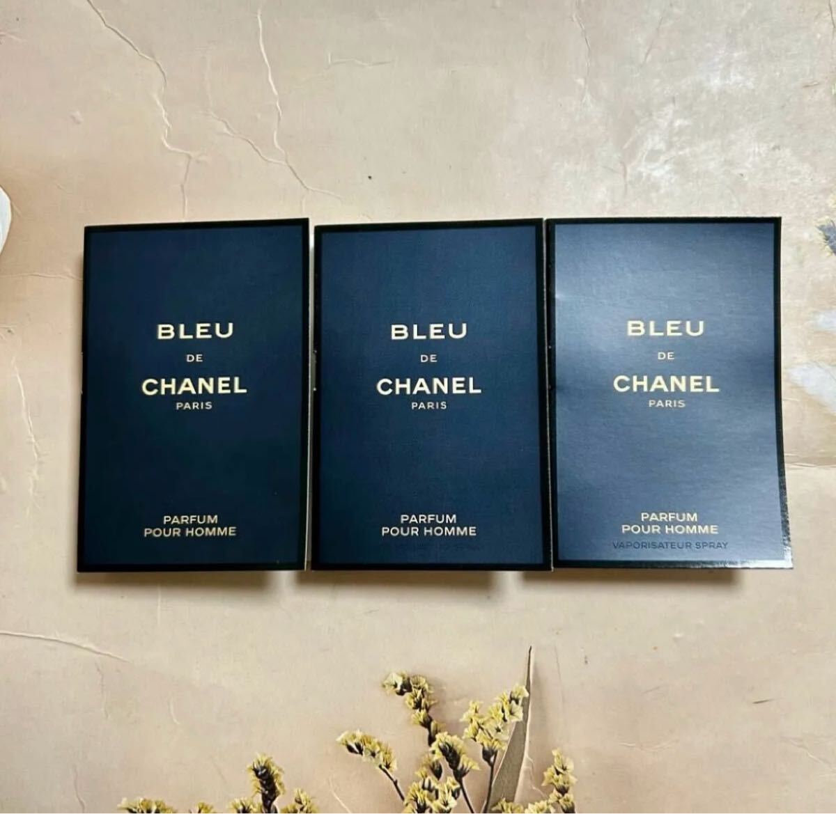 CHANEL ブルードゥシャネル パルファム 1.5ml ×3點　サンプル