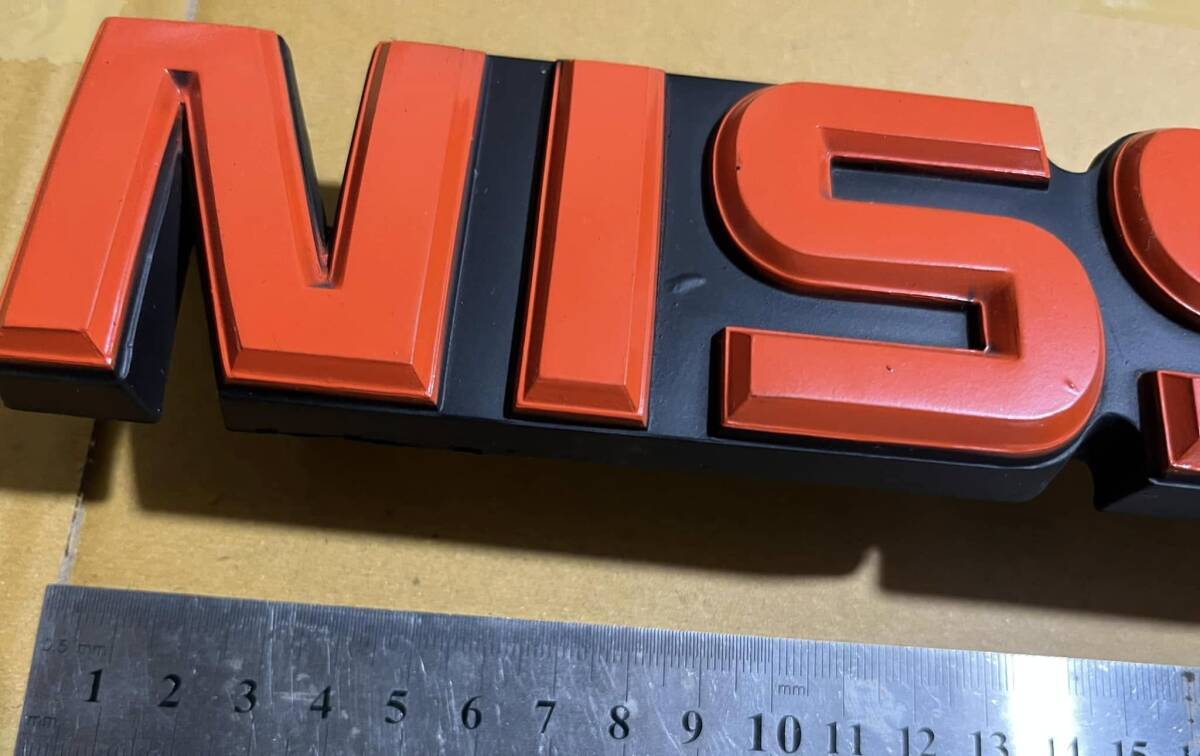 ラスト　ダットサン トラック 720 輸出用 グリル エンブレム 4WD NISSAN DATSUN720 北米 US 日産 ※ステッカー１枚プレゼント_画像6