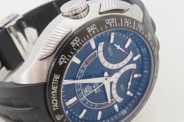 1 иен ~[ рабочий товар ] бирка * Heuer TAG HEUER SLRkyali балка S Mercedes * Benz CAG7010 RBY5389 кварц мужские наручные часы 5-5-24