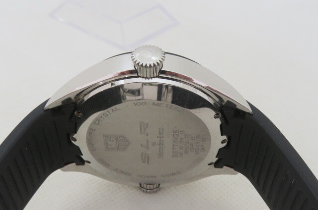 1 иен ~[ рабочий товар ] бирка * Heuer TAG HEUER SLRkyali балка S Mercedes * Benz CAG7010 RBY5389 кварц мужские наручные часы 5-5-24