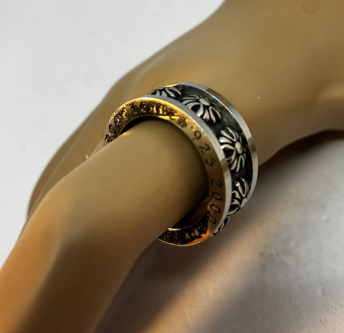 CHROME HEARTS SPINNER RING スぺーサーリング スピナーリング サイズ US10号 JP21号　※本商品はクロムハーツではありません_画像3