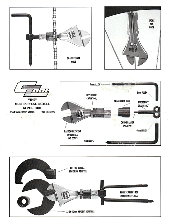 レア ヴィンテージ Gerber COOL TOOL Bicycle Repair Tool Wrench ガーバー クール ツール 自転車 リペア ツール レンチ_画像2