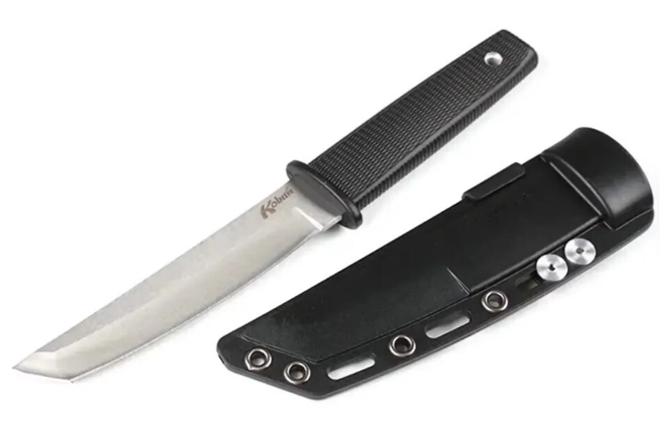 COLD STEEL KOBUN TANTO #17T AUS8 Steel Made in Taiwan コールドスチール コブン ブラック タントー AUS8鋼 タクティカル ナイフ_画像1