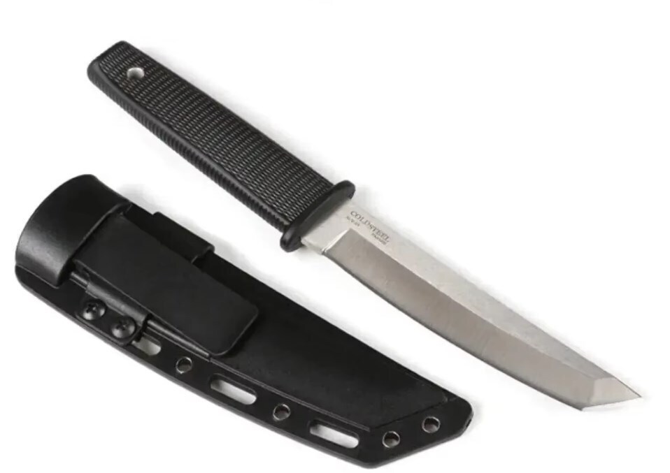 COLD STEEL KOBUN TANTO #17T AUS8 Steel Made in Taiwan コールドスチール コブン ブラック タントー AUS8鋼 タクティカル ナイフ_画像2