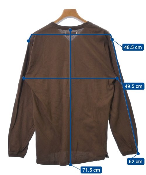 nonnative Tシャツ・カットソー 茶系 0480525Y0035 Yahoo!オークション - nonnative Tシャツ・カットソー メンズ