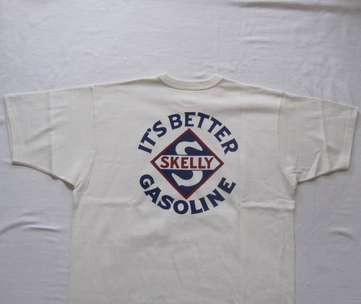 ☆新品 フリーホイーラーズ Tシャツ "SKELLY" (44) OFF-WHITE /＜COMPANY SERIES＞ / FREEWHEELERS