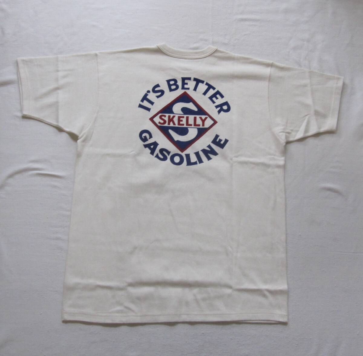 ☆新品 フリーホイーラーズ Tシャツ "SKELLY" (44) OFF-WHITE /＜COMPANY SERIES＞ / FREEWHEELERS