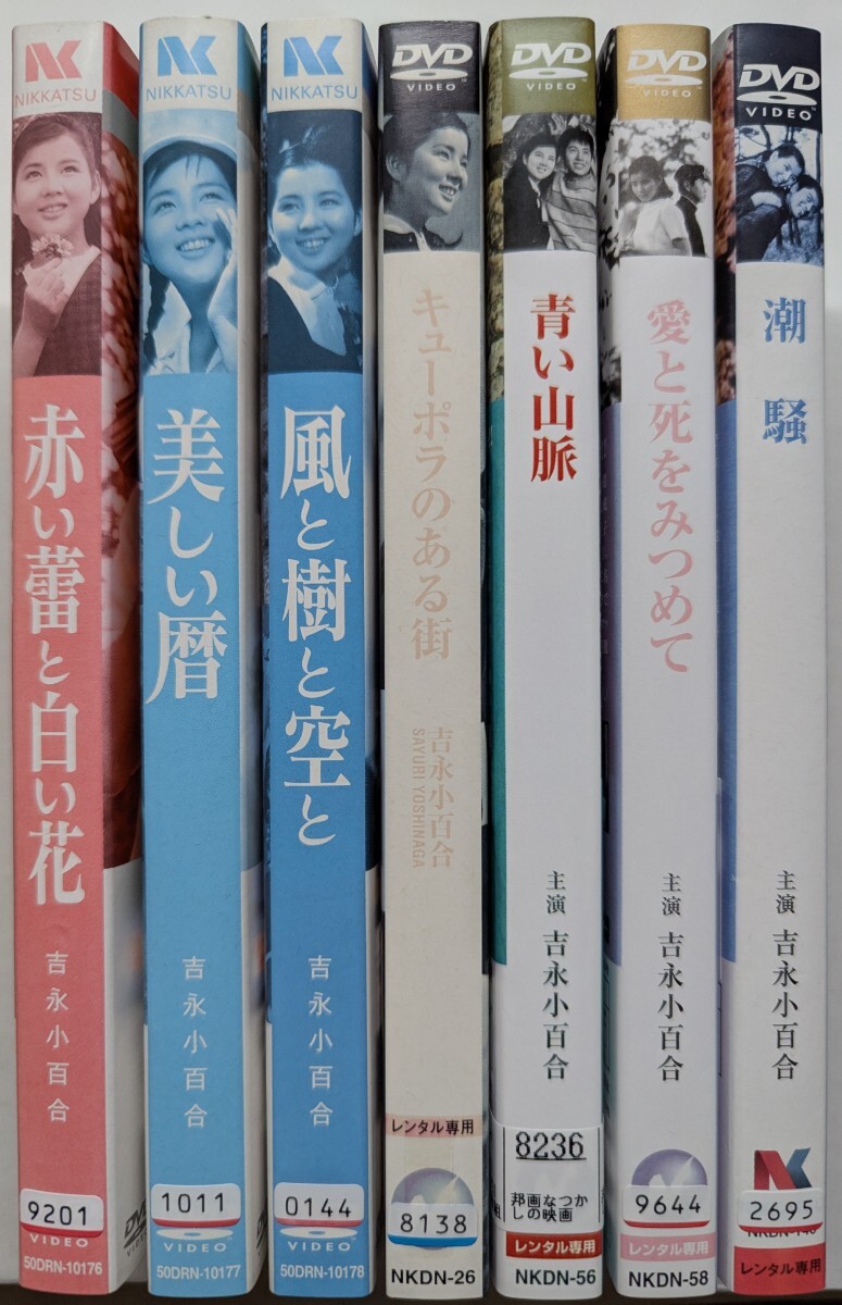 ■即決■レンタル落ちDVD 吉永小百合 出演 7本 赤い蕾と白い花 美しい暦 風と樹と空と キューポラのある街 青い山脈 愛と死をみつめて 潮騒_画像3