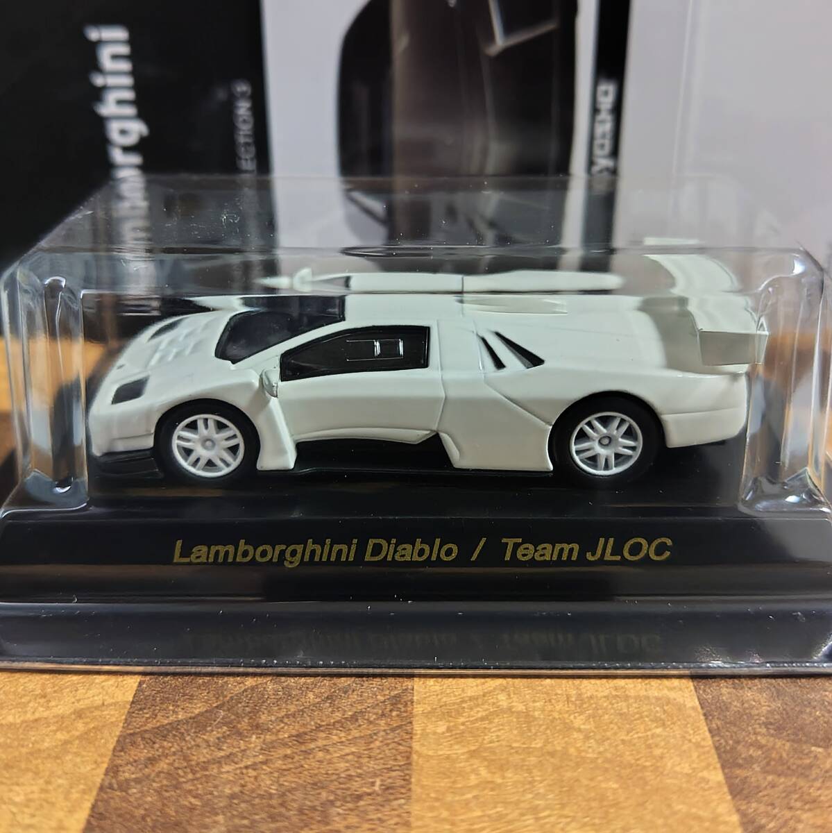 京商 1/64 ランボルギーニ3 ディアブロ Team JLOC 白