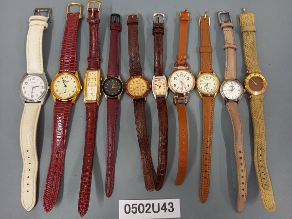 0502U43　腕時計　ジャンク品　おまとめ10點　FOSSIL　SEIKOセイコー　Dude など ※動作未確認(rèn)