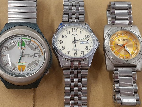 0502S15　腕時(shí)計(jì)　ジャンク品　おまとめ10點(diǎn)　J-STAR　SEIKOセイコー　ALBA など ※動作未確認(rèn)