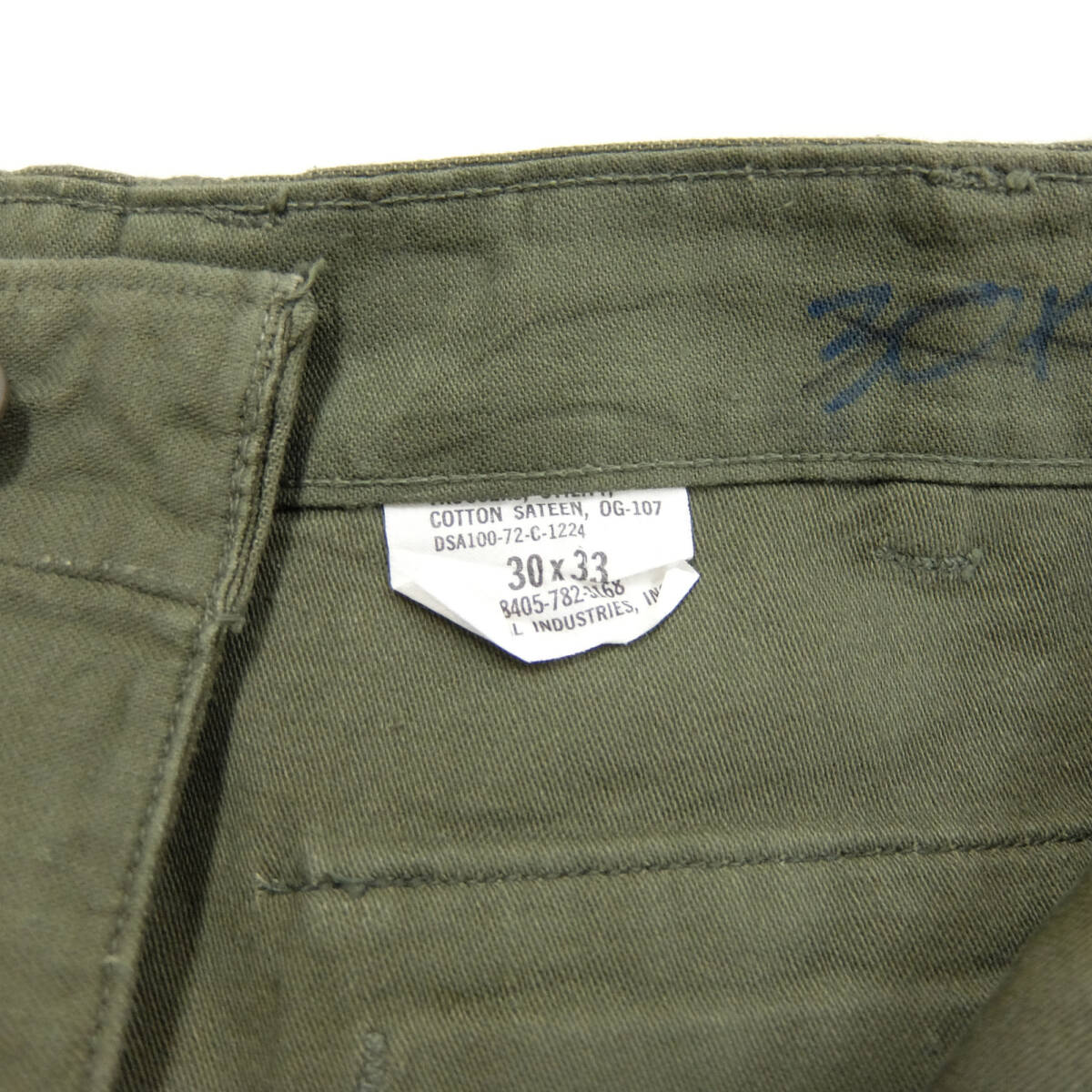ベイカーパンツ W30 ユーティリティ パンツ U.S.ARMY ビンテージ ヴィンテージ ファティーグパンツ 米軍 アメリカ軍 OG107 ミリタリー