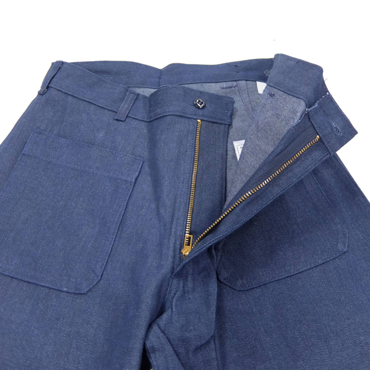デッドストック US NAVY デニム セーラーパンツ 29R TROUSERS ユーティリティー フレア ブーツカット ミリタリー USN ヴィンテージ