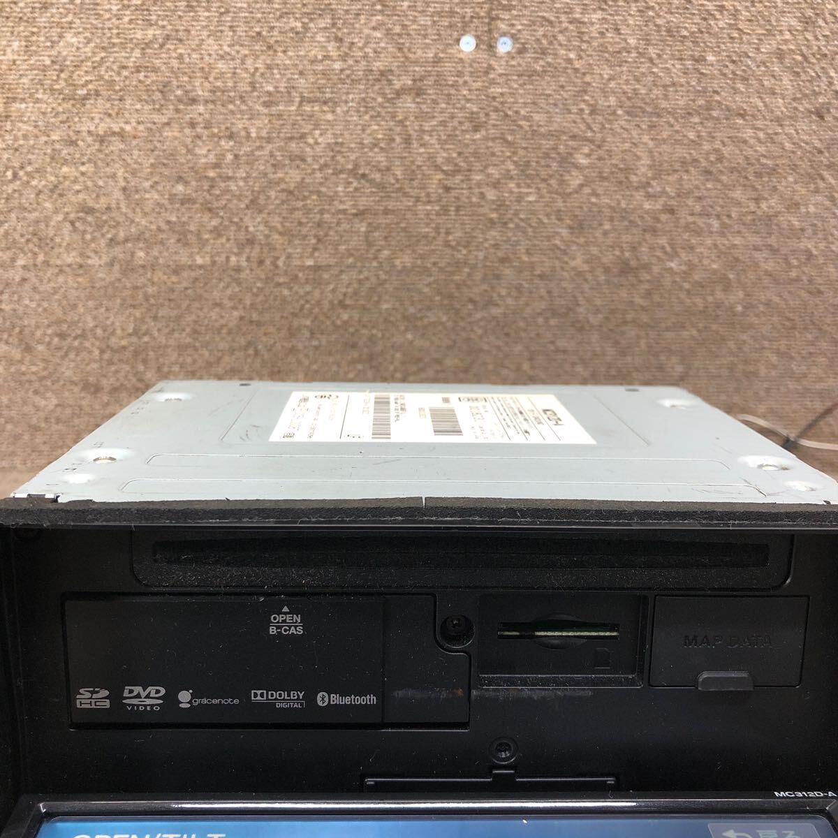 AV5-367 супер-скидка навигационная система Nissan MC312D-A 0018231 Memory Navi CD DVD Bluetooth корпус только простой рабочее состояние подтверждено б/у текущее состояние товар 