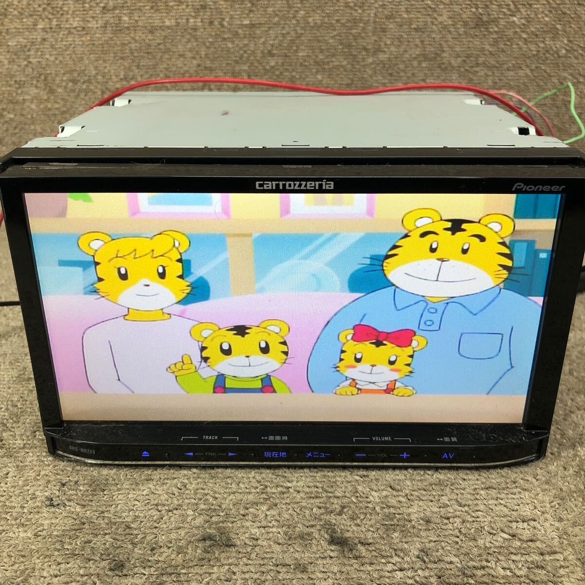 AV5-821 супер-скидка навигационная система Carrozzeria Pioneer AVIC-MRZ99 Memory Navi CD DVD Bluetooth корпус только простой рабочее состояние подтверждено б/у текущее состояние товар 