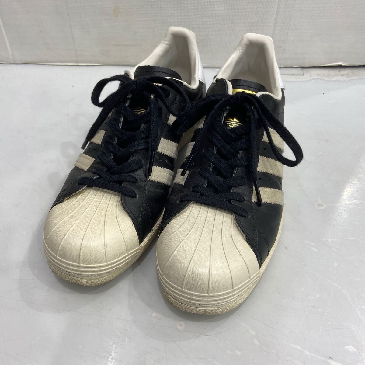 【adidas アディダス】ローカットスニーカー SUPERSUTAR スーパースター 27.0cm ブラック 2505oki t