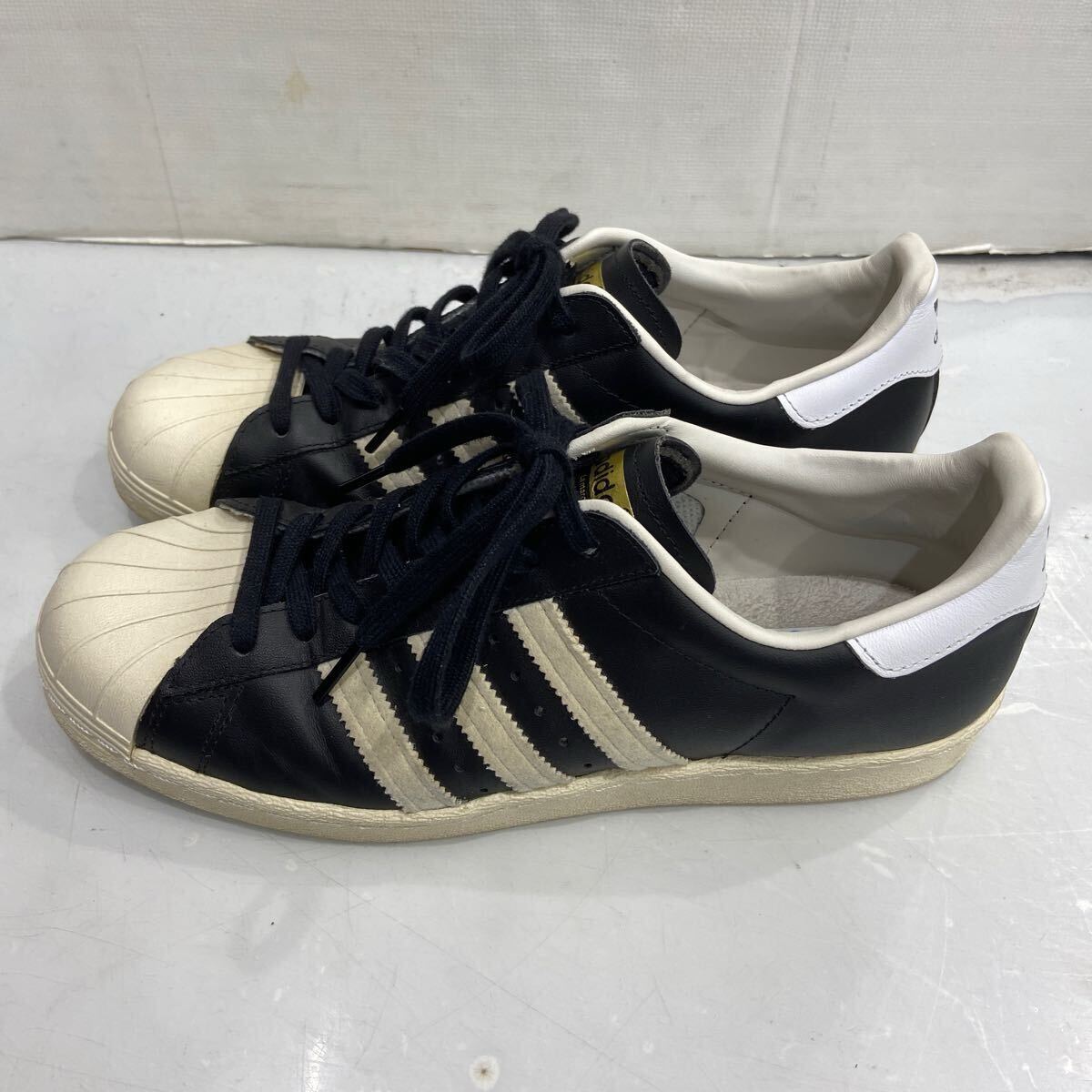 【adidas アディダス】ローカットスニーカー SUPERSUTAR スーパースター 27.0cm ブラック 2505oki t