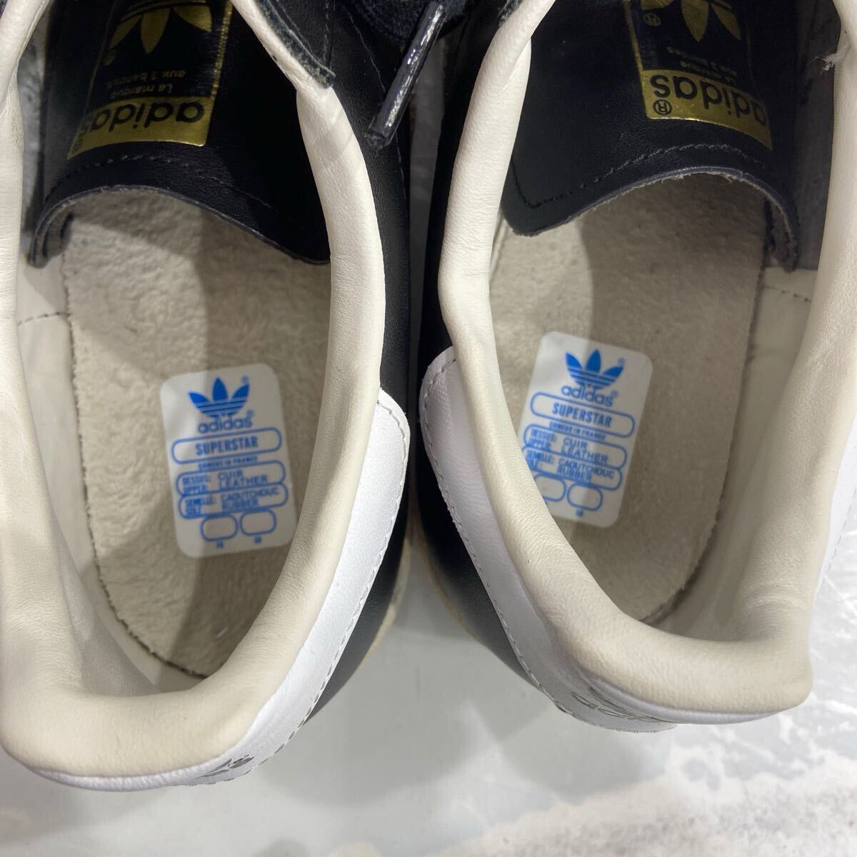 【adidas アディダス】ローカットスニーカー SUPERSUTAR スーパースター 27.0cm ブラック 2505oki t