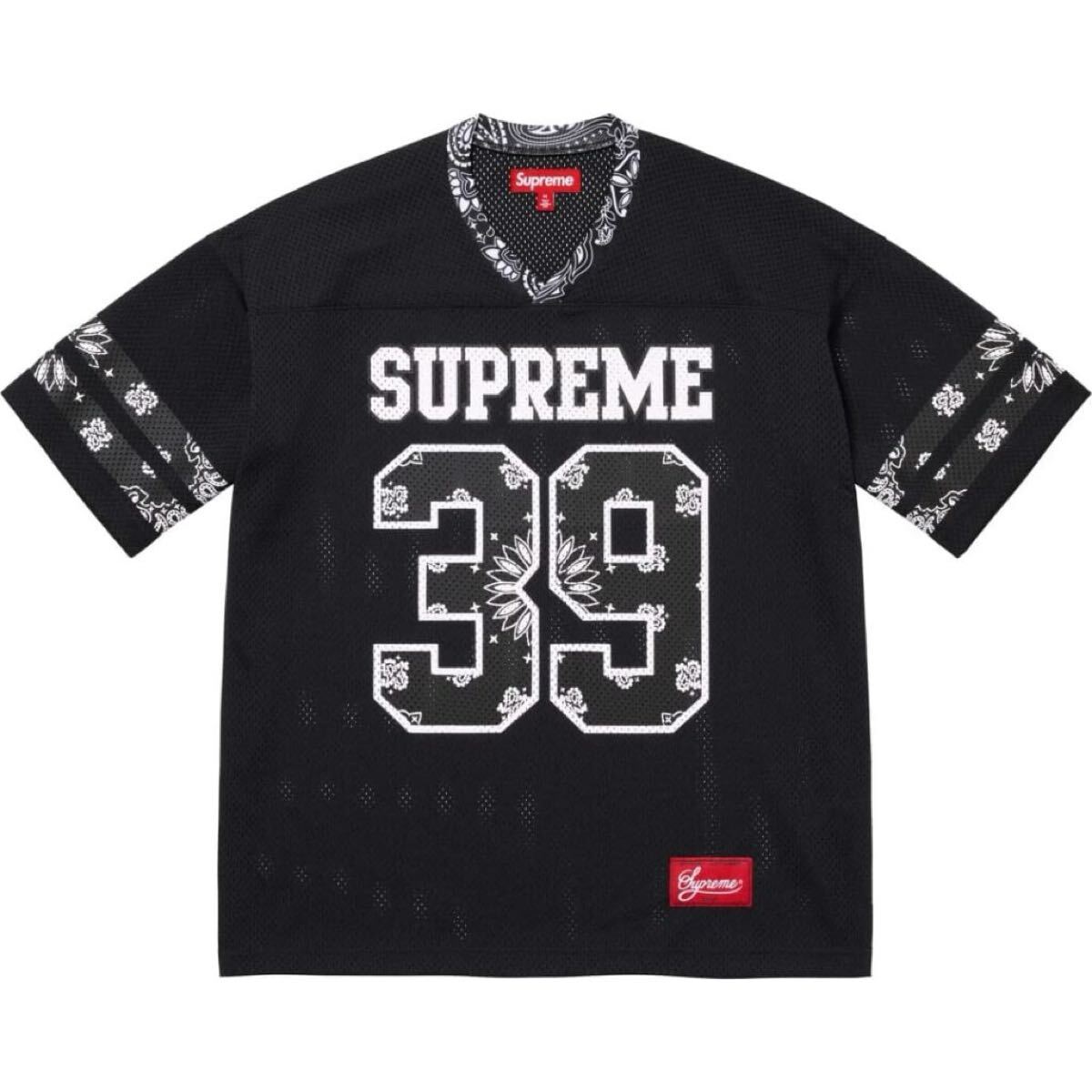 Supreme★シュプリーム★バンダナ柄 フットボールジャージー XL Supreme Bandana Football Jerseyシュプリーム バンダナ