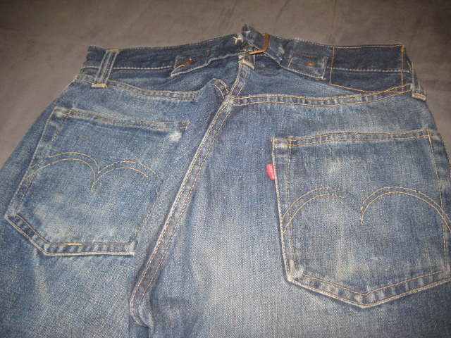  супер редкий выставленный товар 37 год модели LEVI'S 501 BigE первоклассный sinchi задний Vintage оригинал ( Levi's 501XX большой битва 30s 40s одна сторона Levi's