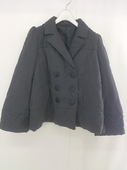 ◇ ◎ ●美品● GJ by PEACH JHON タグ付き 中綿 長(zhǎng)袖 パティングコート サイズ ONE ダークグレー レディース