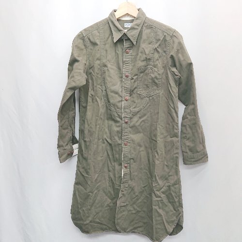 ◇ ◎ ? BEAMS BOY ビームス ボーイ 長(zhǎng)袖 膝丈 ワンピース サイズF カーキ系 レディース E