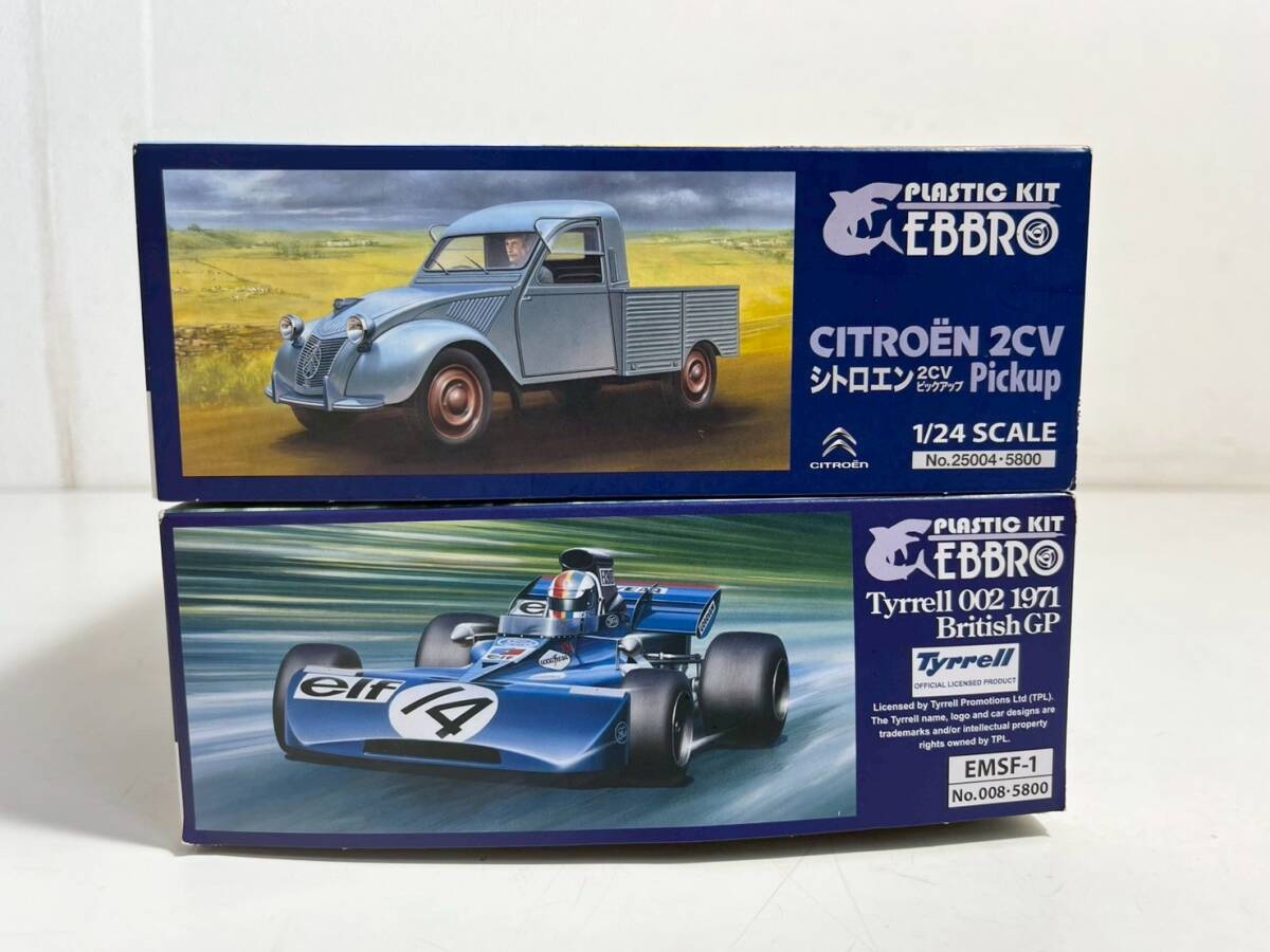 864[ не собран ] EBBRO Tyrrell 002 1971 British GPsie Roen 2CV 2 пункт суммировать пластиковая модель EBBRO