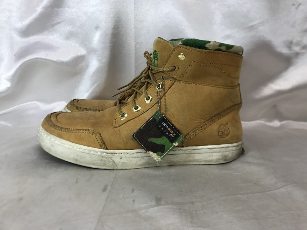 Timberland ティンバーランド EK MERGE ROLL-TOP ヌバック 6134A カモ柄 メンズ シューズ ブーツスニーカー キャメル 26.5cm