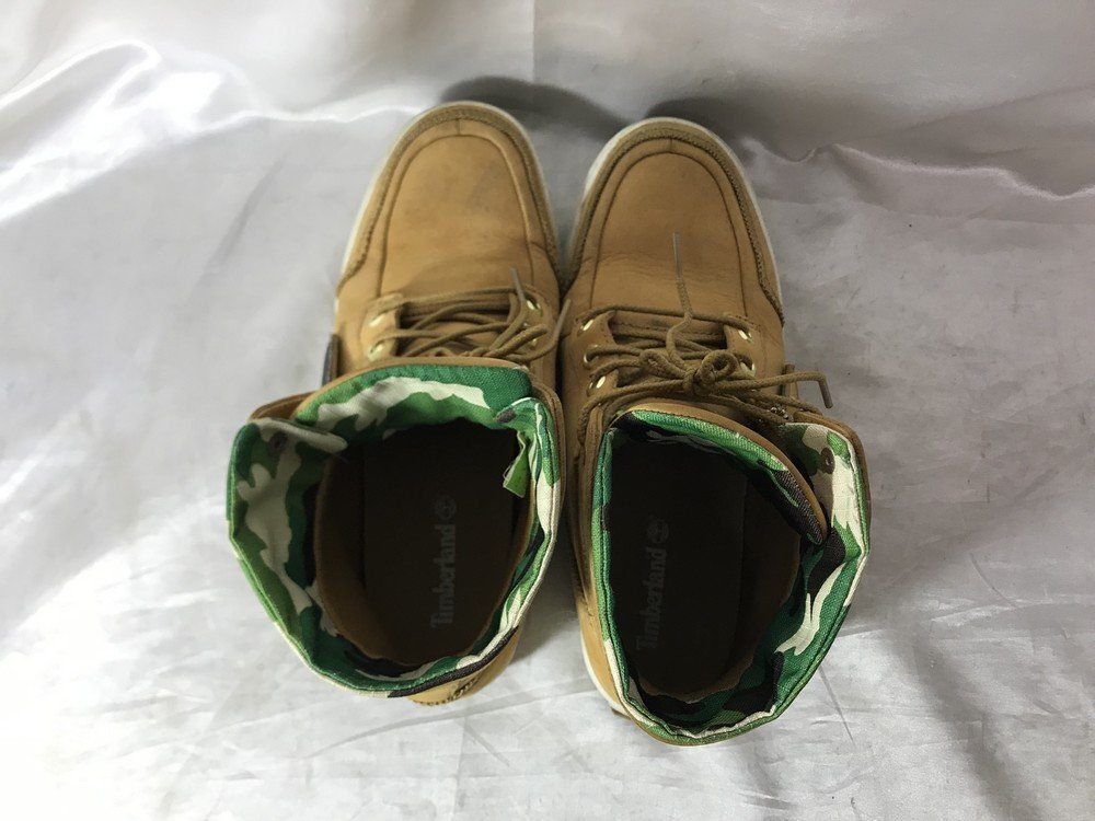 Timberland ティンバーランド EK MERGE ROLL-TOP ヌバック 6134A カモ柄 メンズ シューズ ブーツスニーカー キャメル 26.5cm