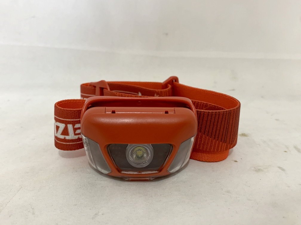 PETZL ペツル ヘッドライト アウトドア キャンプ用品 カラー: オレンジ