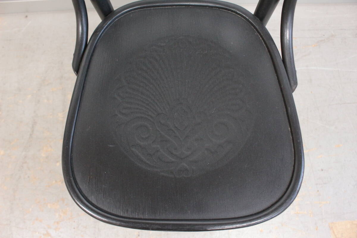 G0165 ベントウッドチェア カフェチェア 曲木 椅子 イス ダイニング 木製 ビンテージ インテリア 中古家具 東京発_画像5