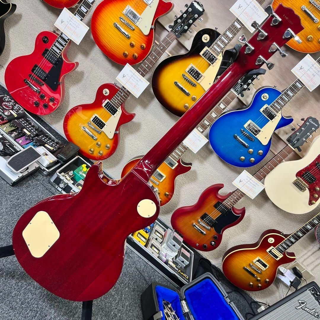 【9909】 mavis レスポールタイプ チェリーサンバースト 送料無料 9909】 mavis レスポールタイプ チェリーサンバースト 送料無料