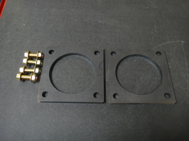 マフラー制作用フランジ 101.6φ用 2枚セット　ダブルマフラー　マニ割り v8