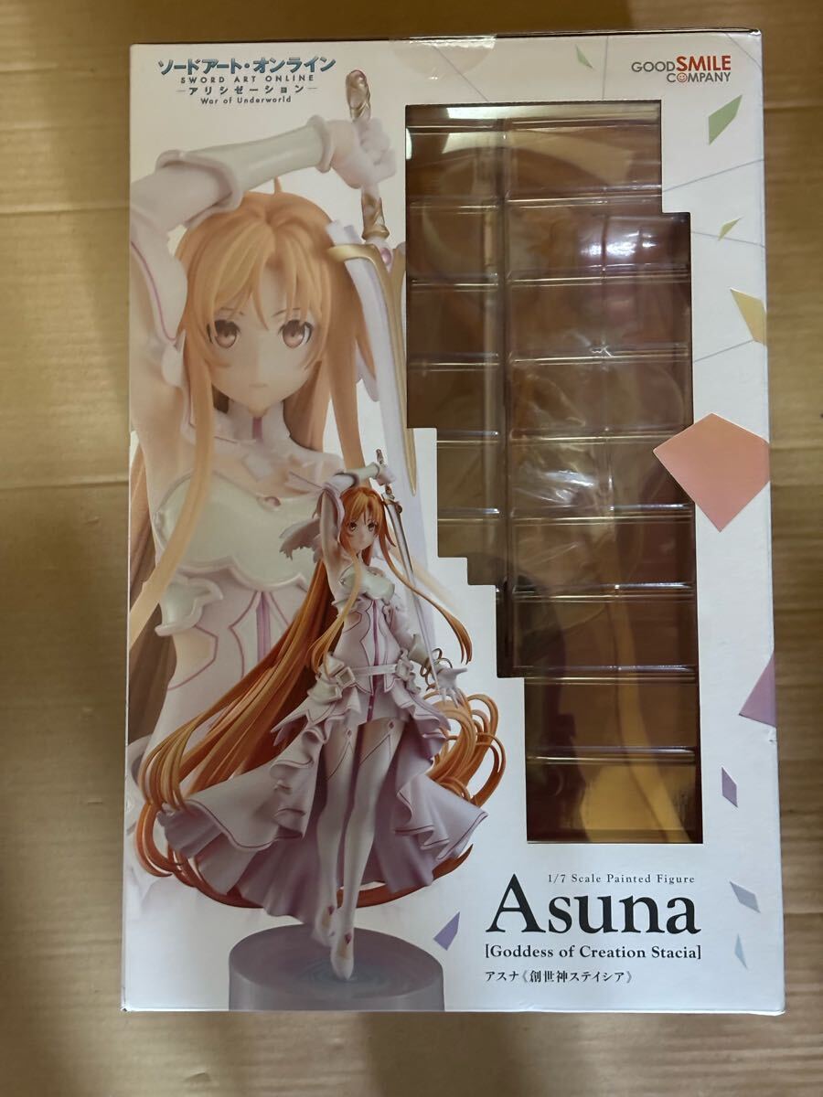 1円スタート開(kāi)封済　ソードアートオンライン　アスナ　創(chuàng)世神ステイシア　1/7スケールフィギュア　グッドスマイルカンパニー