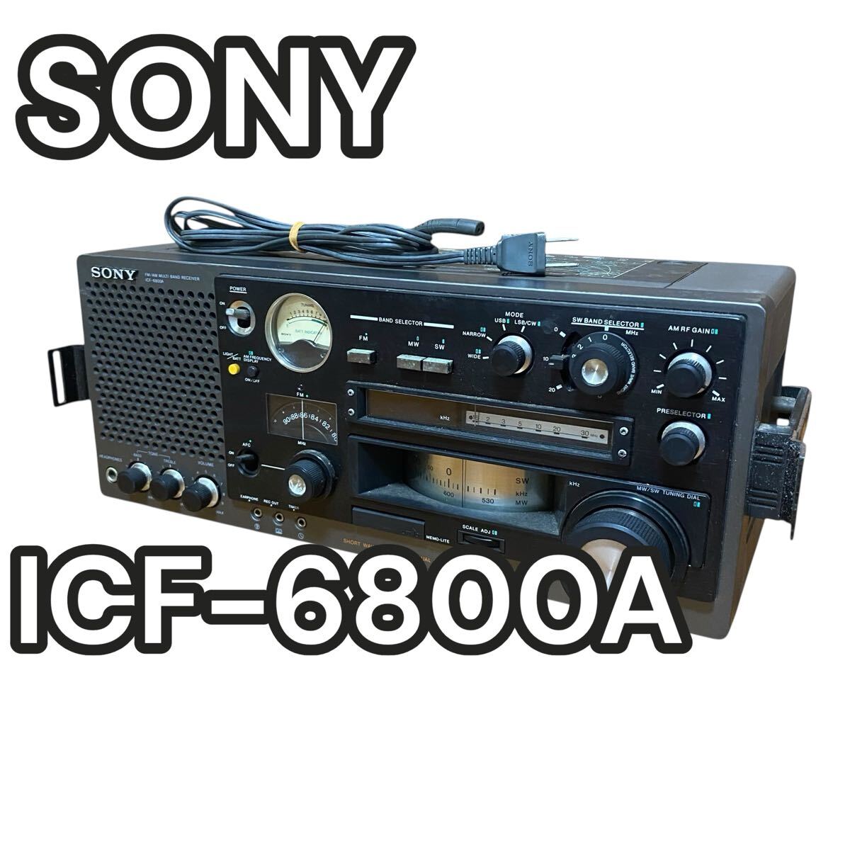 ysjj SONY ソニー ICF-6800A ジャンク品 2025年最新】Yahoo!オークション -icf-6800の中古品・新品・未