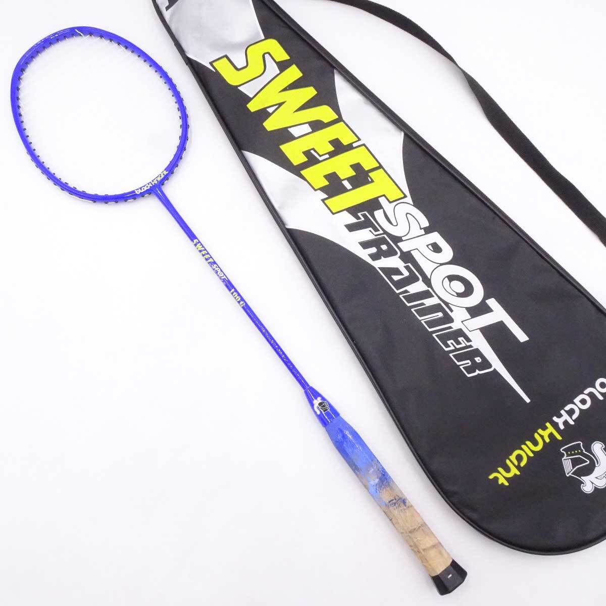 【中古】Black knight ブラックナイト sweet sport trainer 100g バドミントン 練習 トレーニングラケット スイートスポットトレーナー