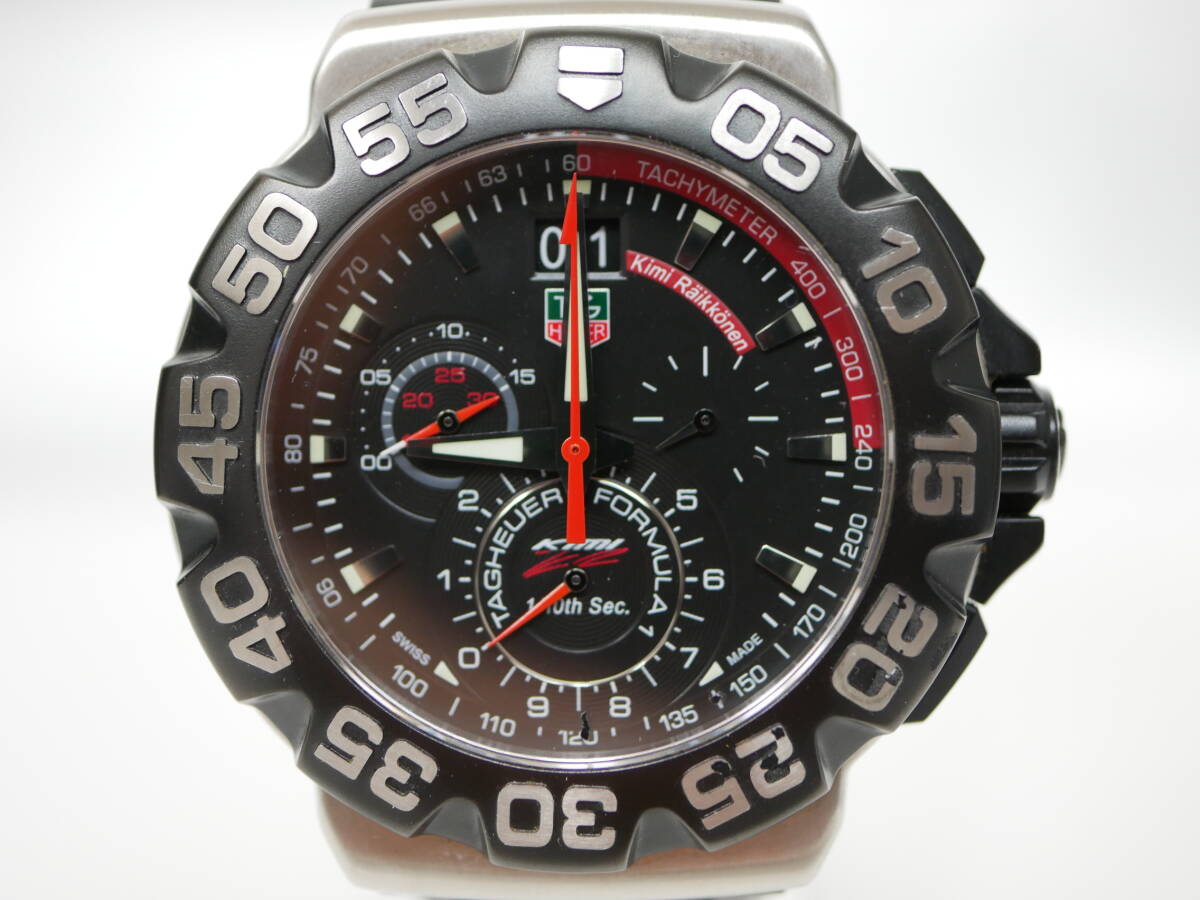 #1764 TAG HEUER CAH1014 kimi raikkonen キミライコネン 限定モデル フォーミュラ1 クロノグラフ クォーツ 腕時計