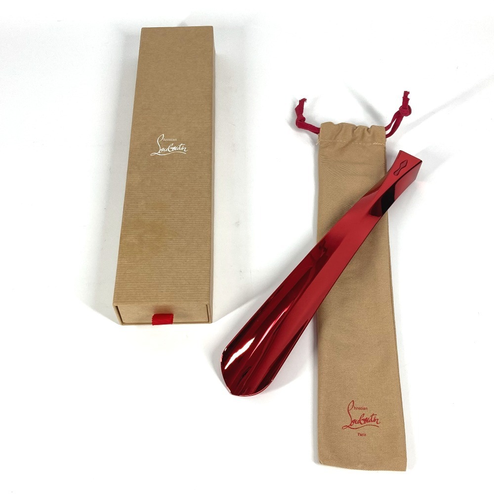 Christian Louboutin クリスチャン ルブタン 靴べらノベルティ 未使用 Christian Louboutin クリスチャンルブタン ロゴ シュー