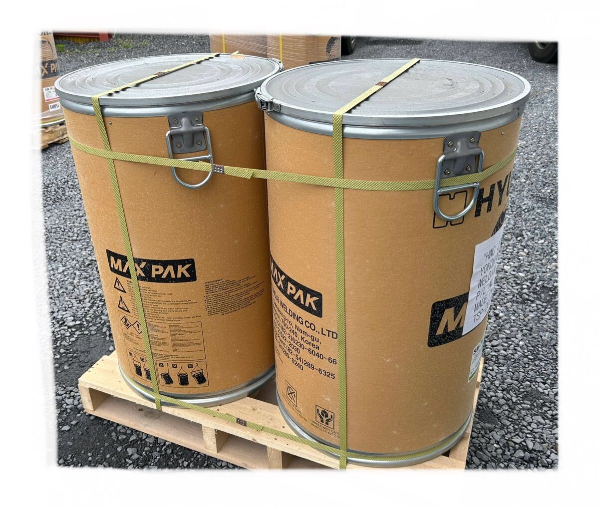 【A-628】ヒュンダイ 溶接ワイヤー ソリッドワイヤー SM-70(CF) 1.2ｍｍ×300kg 1.2ｍｍ×150kg 2セット