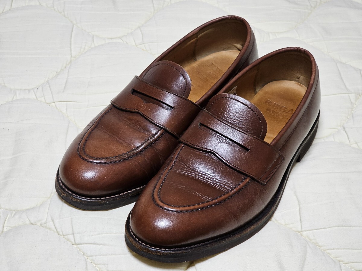 ( б/у товар )REGAL GEOX W436 25cm монета Loafer Reagal 