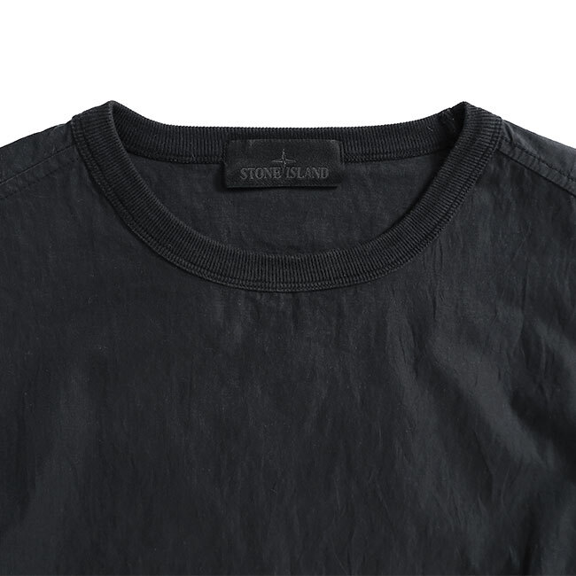 б/у одежда STONE ISLAND GHOST Stone Islay ndo призрак ga- men to большой хлопок нейлон тянуть over тренировочный 7015659F2 мужской M
