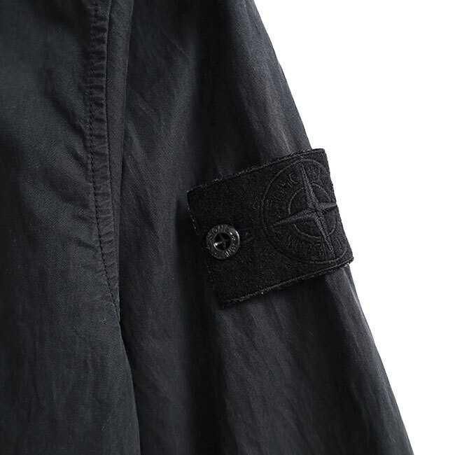  б/у одежда STONE ISLAND GHOST Stone Islay ndo призрак ga- men to большой хлопок нейлон тянуть over тренировочный 7015659F2 мужской M