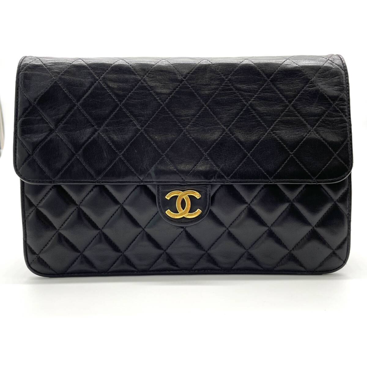  Chanel CHANEL matelasse кнопка блокировка цепь плечо сумка на плечо сумка овчина женский черный 