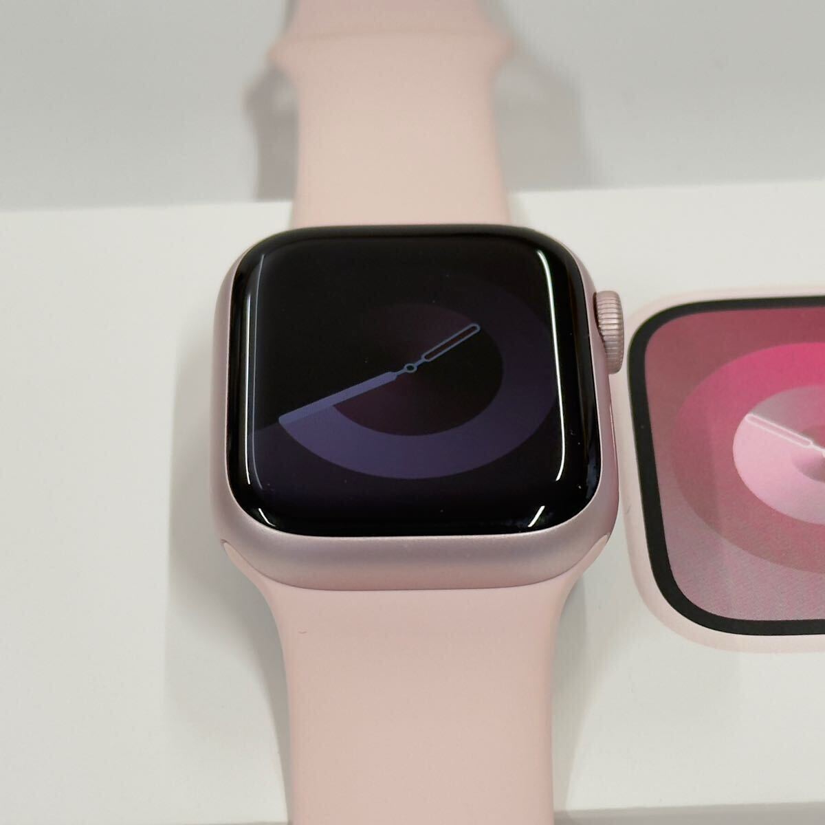 ☆即決 美品 バッテリー100％ ピンクアルミニウム Apple Watch series9 41mm アップルウォッチ シリーズ9 692