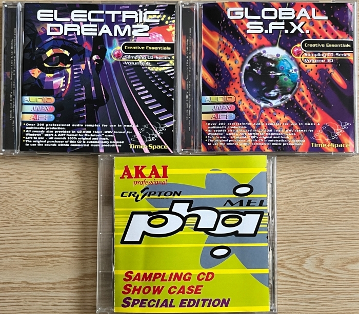 ★ＤＴＭ 音楽制作用サンプリング素材集ＣＤ 『クリエイティブ?エッセンシャルズ』シリーズ ３枚組セット Vol.6 Vol.10 S.E.ＣＤ ★格安！