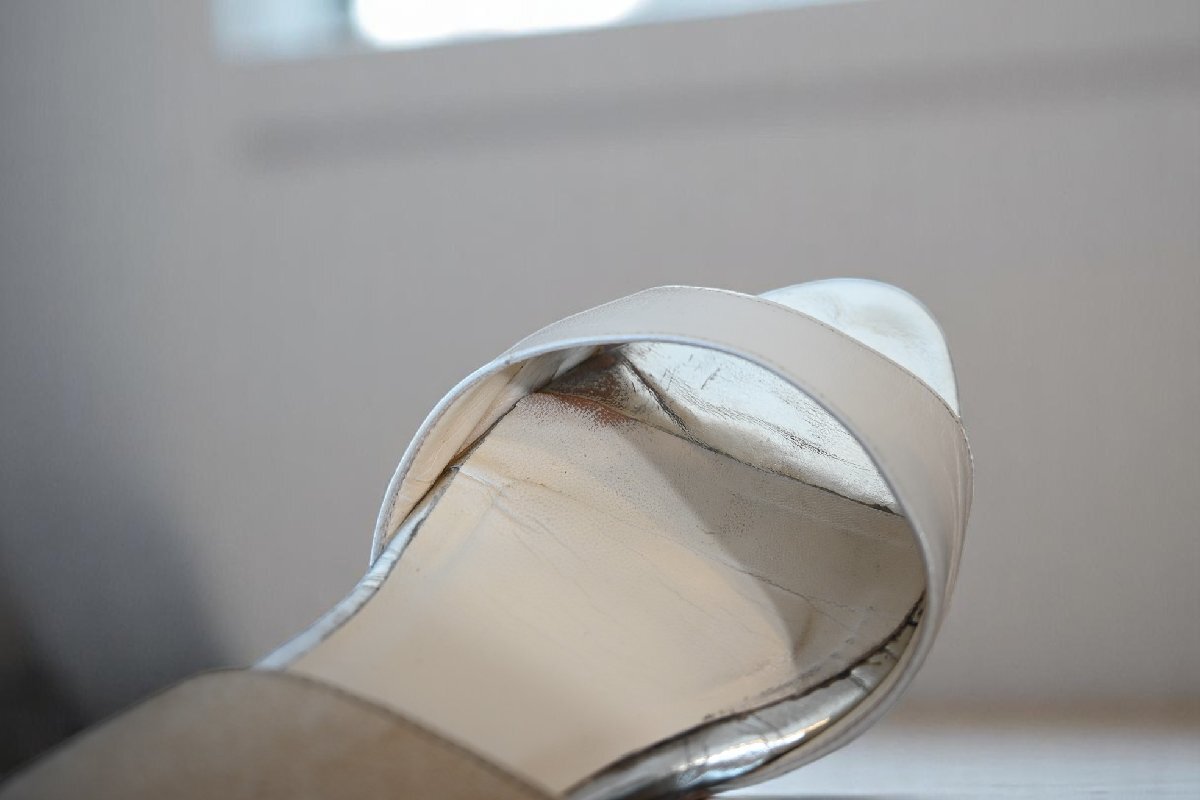 ★FABIO RUSCONI/ファビオルスコーニ　*FOSSA ダブルベルト　ミュール/size:37*　古著のgplus広島　2505r2