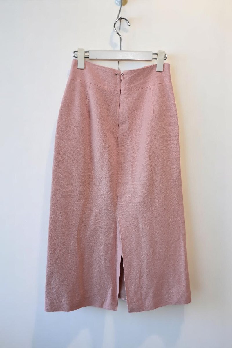 ★IENA/イエナ　*コットン混　スリットAラインスカート/size:38　ピンク//定価￥15.000*　古著のgplus広島　2505r1