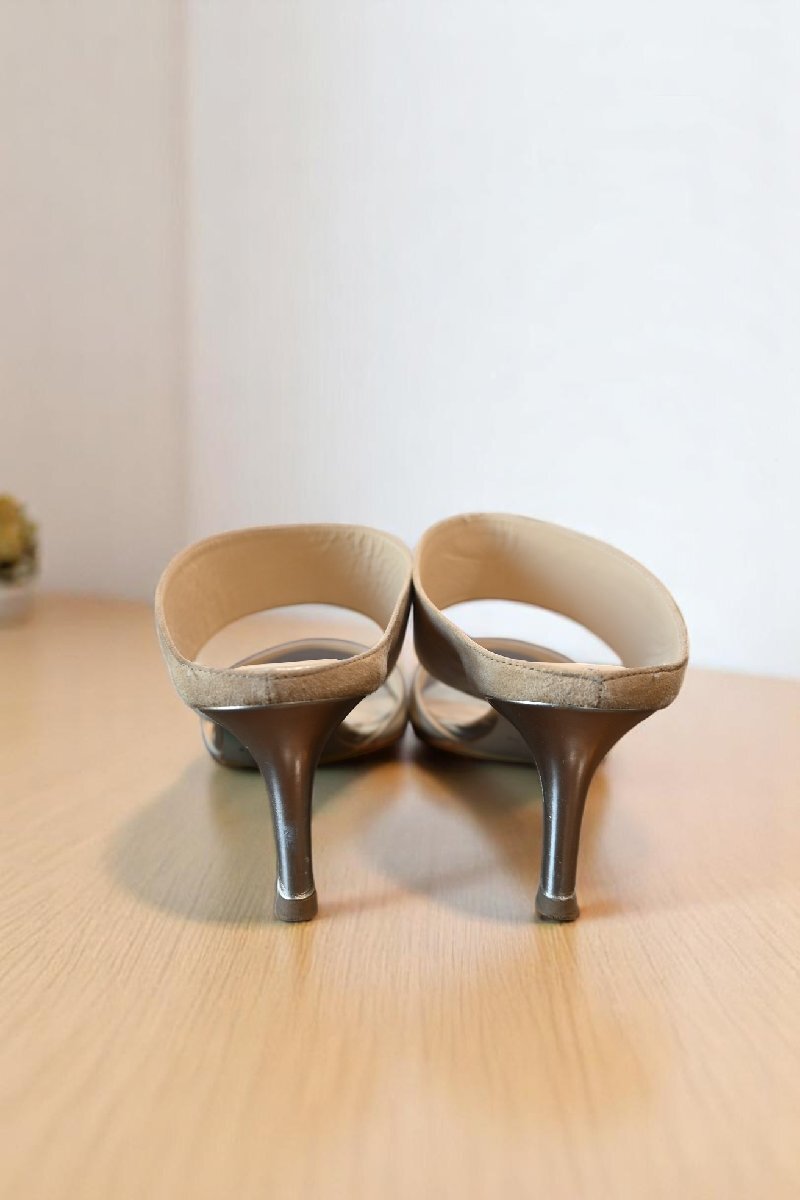 ★FABIO RUSCONI/ファビオルスコーニ　*FOSSA ダブルベルト　ミュール/size:37*　古著のgplus広島　2505r2