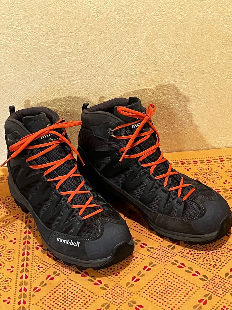★斷捨離 mont-bell ゴアテックス トレッキングシューズ ミッドカット27㎝ WIDE★